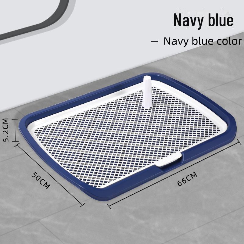 Очень большой плоский туалет для собак с колоннами — без брызг, легко чистится для собак всех размеров