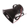 7-Sound Loud Car Warning Alarm Truck Alarm Loudspeaker 12V Siren Air Horn 110DB Megaphone Police Firemen Car Warning Alarm