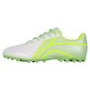 Li Ning MG Composite Ground Shock Absorbing Anti-Slip Durable Football Shoes Men Football Shoes Green White ASFT015-1