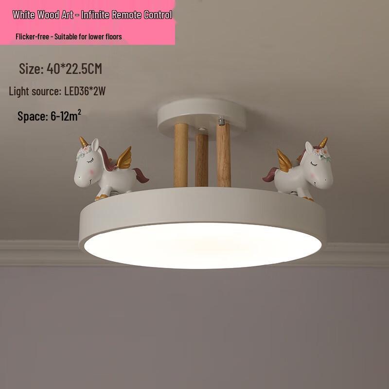 Unicorn Children's LED Ceiling Lamp