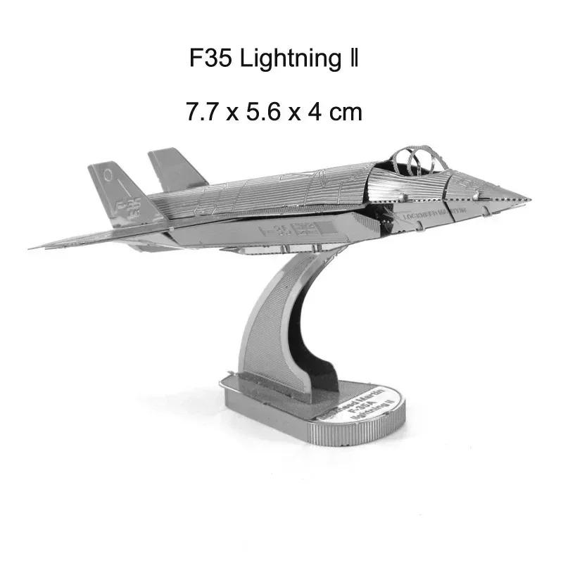 3D Металлические Пазлы Военный Истребитель J-20 J-10B SU-34 KA-50 НЛО Вертолет RAH-66 Сборка Своими Руками Ручная Сборка Масштабная Модель Пазлы