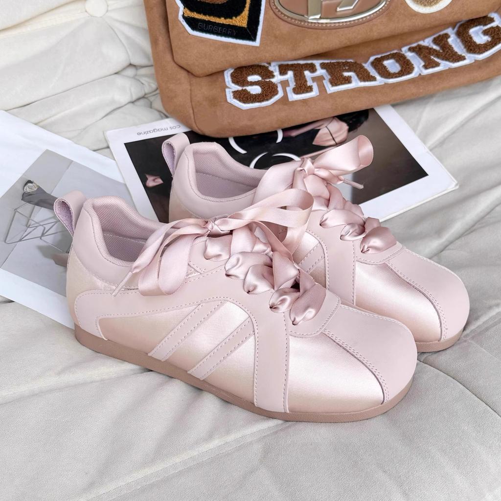 Кроссовки женские в стиле балета с квадратной головкой, немецкие, модные, универсальные, удобные, дышащие, повседневные, спортивные, Forrest Gump, 2025