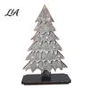 Holiday Home Table Decorations Rustic Christmas Tree Decoration, Vintage Wooden Xmas Standing Sign with Style Signs Base for Winter Office, Farmhouse