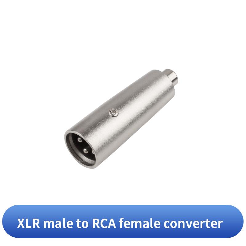 1/4 Inch Male To 3 Pin XLR Female Adapter Stereo 6.35 Mm Female To3-Pin XLR Male Mixer Juitar Microphone Connector 6.5-XLR Plug