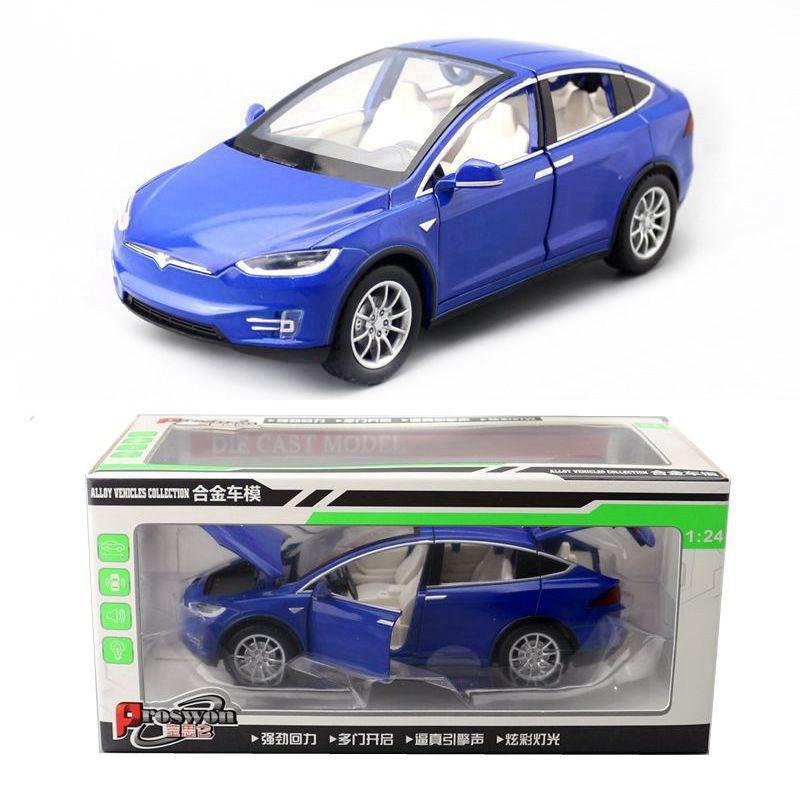 1:24 Scale Model X Alloy Diecast Pull Back Electronic Car Model Toys with Lights and Music, Decorative, Mini Vehicles Toys for Kids, Boyfriend Gift