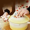 Kitchen Anti Scald Pot Lid Triangular Cap Cookware Hot Pot Casserole Handle Sleeve Cover Household Bakeware Grips Oven Mitts