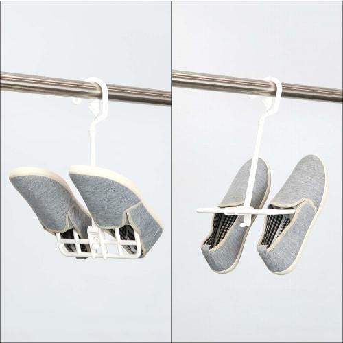 Sawafuji Arairu Laundry Drying Rack, White, 170mm Wide, Made in Japan, Rotating, Suitable for Kids and Adults, Indoor Shoes, Gym Shoes, Sneakers, Jogg