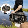 Large Capacity Fishing Tackle Bag Waterproof Fishing Tackle Storage Bag Case Outdoor Travel Hunting
