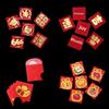 6PCS New Year Packet Mini Coin Money Pockets Best Wishes Pattern Luck Money Bag Small Size Red Pocket Wedding Birthday
