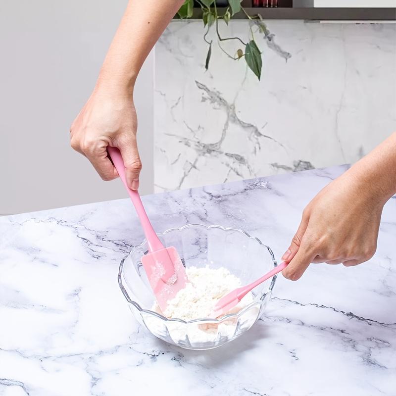 3PCS DIY Bread Cake Butter Spatula Cream Scraper Mixer Oil Brush Kitchen Baking Tool Silicone All-In-One Baking Kitchen Utensil