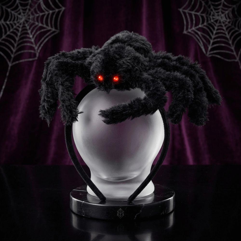 Realistic Plush Spider Headband Scary Style Plush Hair Hoop Spooky Hair Hoop Cosplay Costume