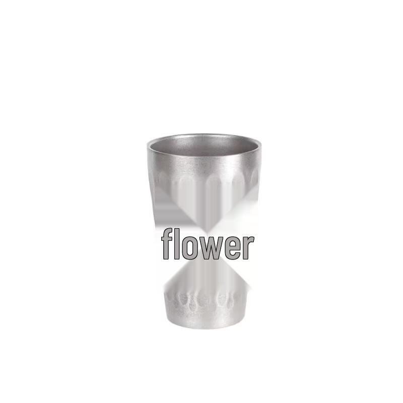 Shangqi Винтажная Двухслойная Кофейная и Водяная Кружка из Нержавеющей Стали 304