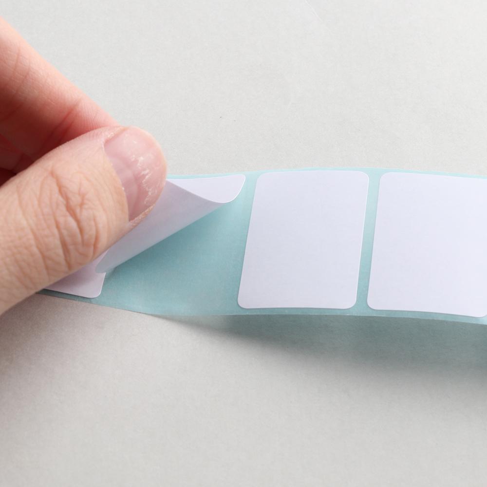 Удобная пустая бирка Супермаркет Цена Термонаклейка Упаковка Этикетка Клейкая Бумага Водонепроницаемая