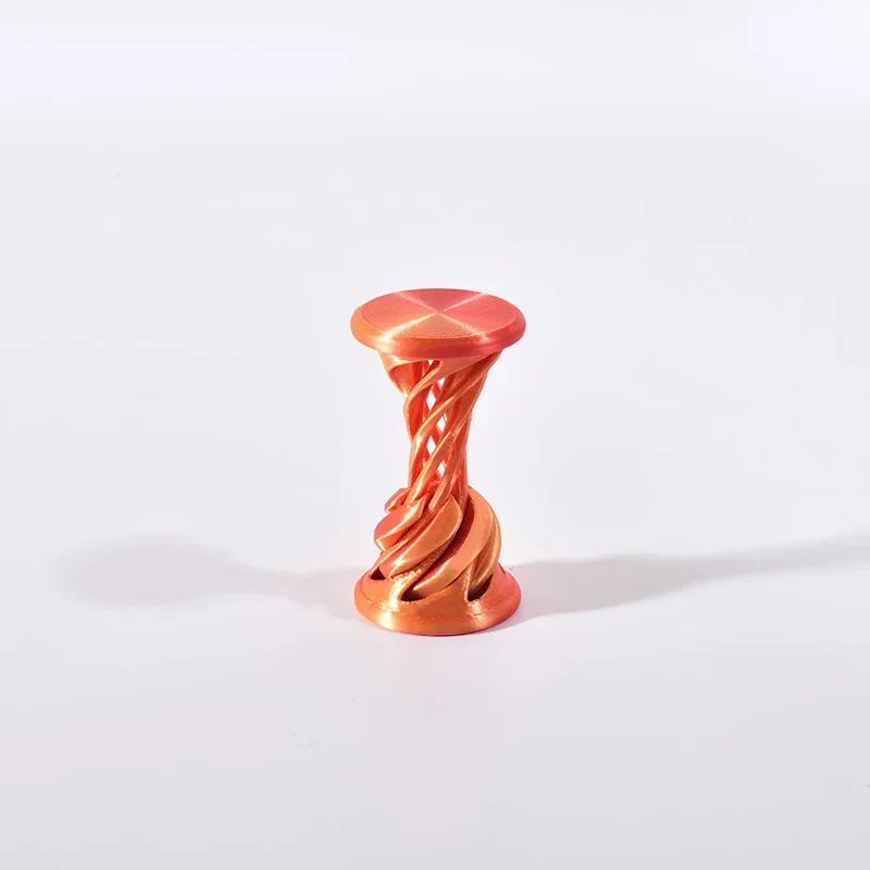 3D Печать Спиральные Игрушки для Снятия Стресса Забавные Спиральные Пересекающиеся Игрушки Трехмерная Выбрасываемая Игрушка Офисный Декор для Рабочего Стола Фигурка