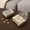 Moisture-proof Double-Layer Pill Box Plastic Pill Splitter Portable Pill Organizer  Kids