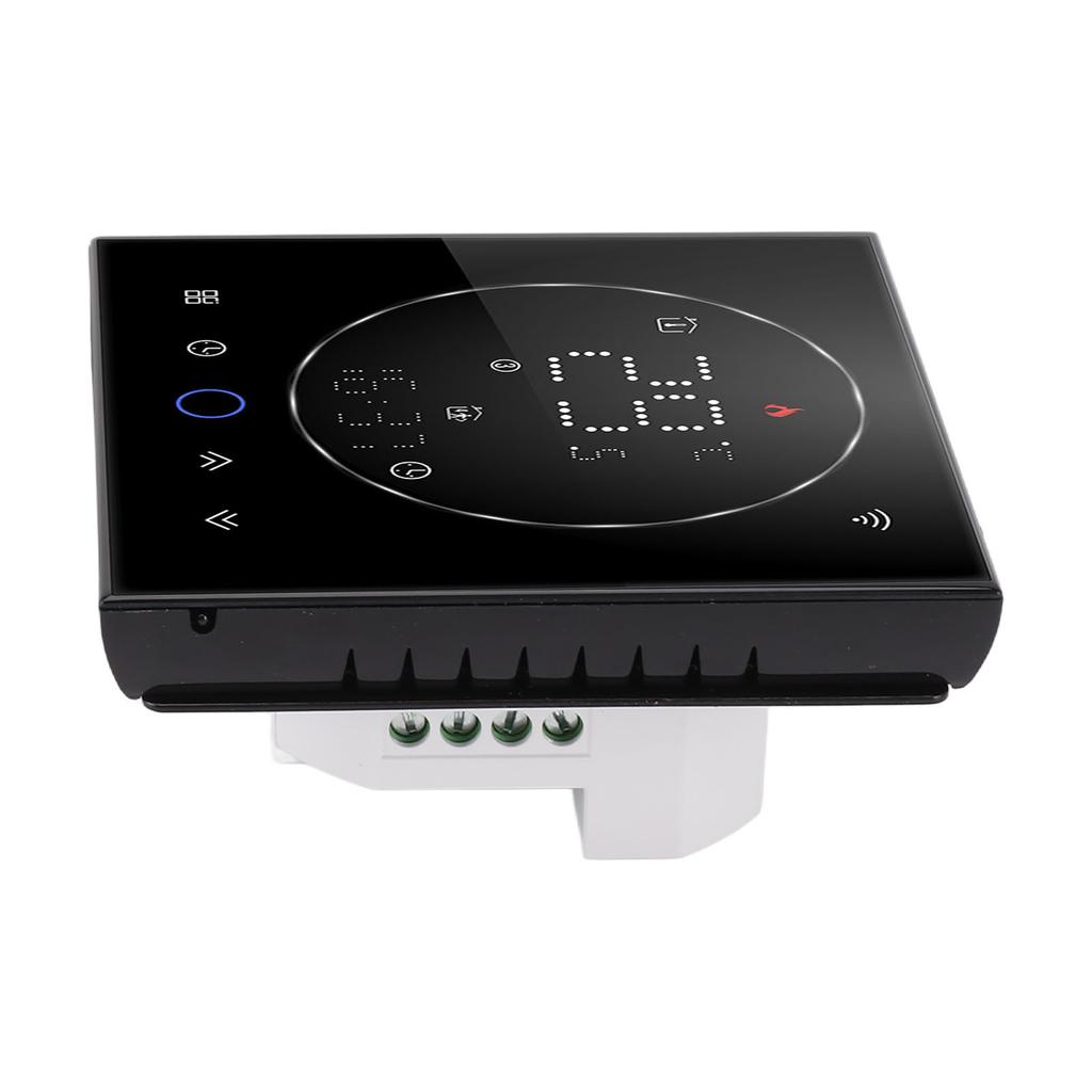 Programmable Smart Home Thermostat AC95.240V Voice Control LED Screen IP20 Energy Saving Smart WiFi Thermostat for Electric Heating