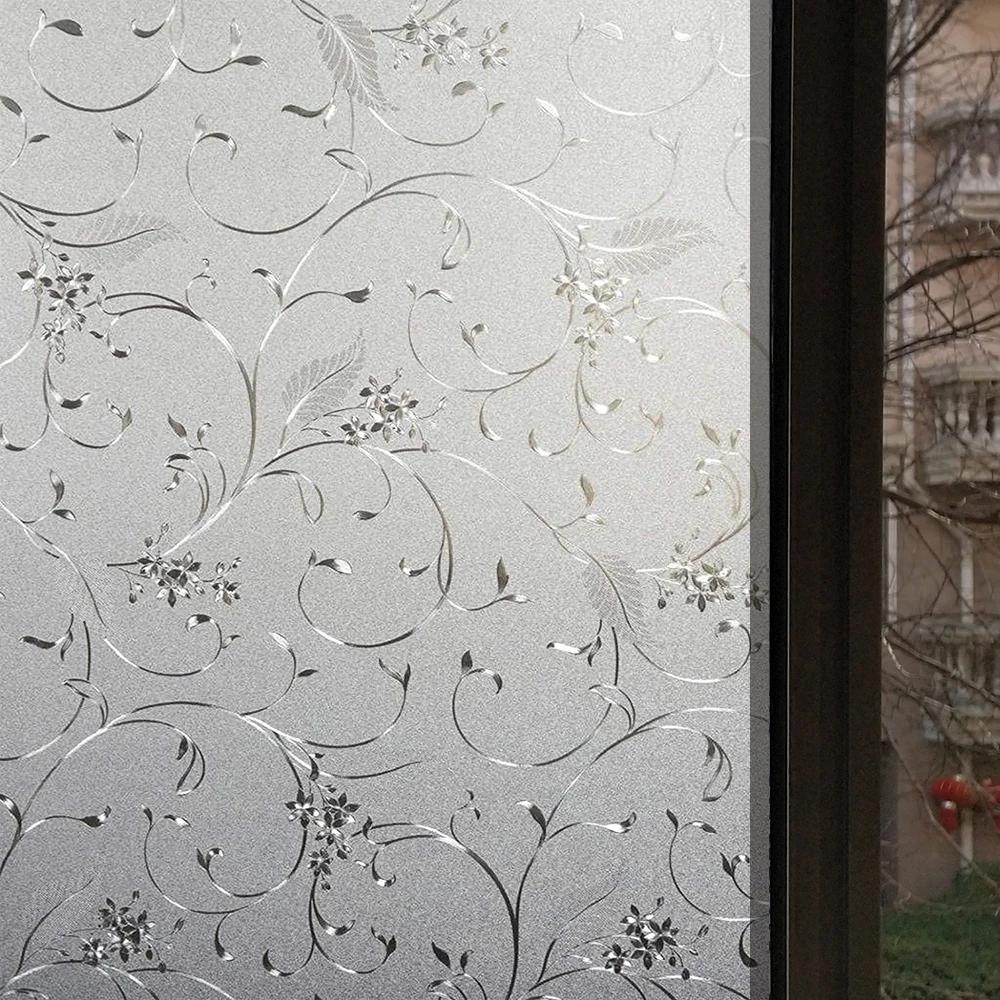 Декоративная пленка для окон разных размеров, статическая самоклеящаяся пленка, окрашенная виниловая пленка Htv, наклейки для оконного стекла, теплоизоляция
