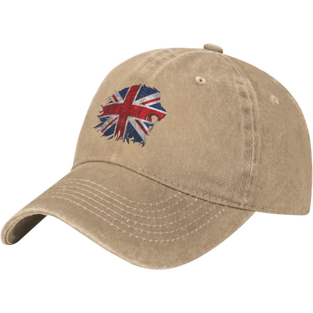 Кепка-бейсболка Union Jack с эффектом состаривания, хлопковая, стираная, папина кепка, регулируемая, защита от солнца, для унисекс, женщин