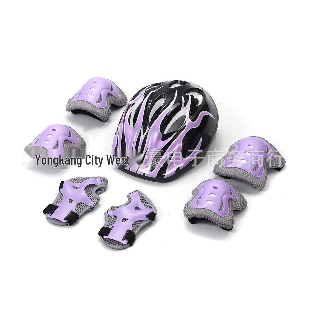 Children's 7-Piece Outdoor Protective Gear Set for Biking and Balance Bikes