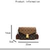 2025 New Luxury Fashion Printed Women's One Shoulder Handheld Bag Hot Sale Small Square Bag Versatile High Quality Crossbody Bag