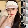 Breathable Women Sun Hat Adjustable Visor Cap Simple Sports Sun Hats  Summer