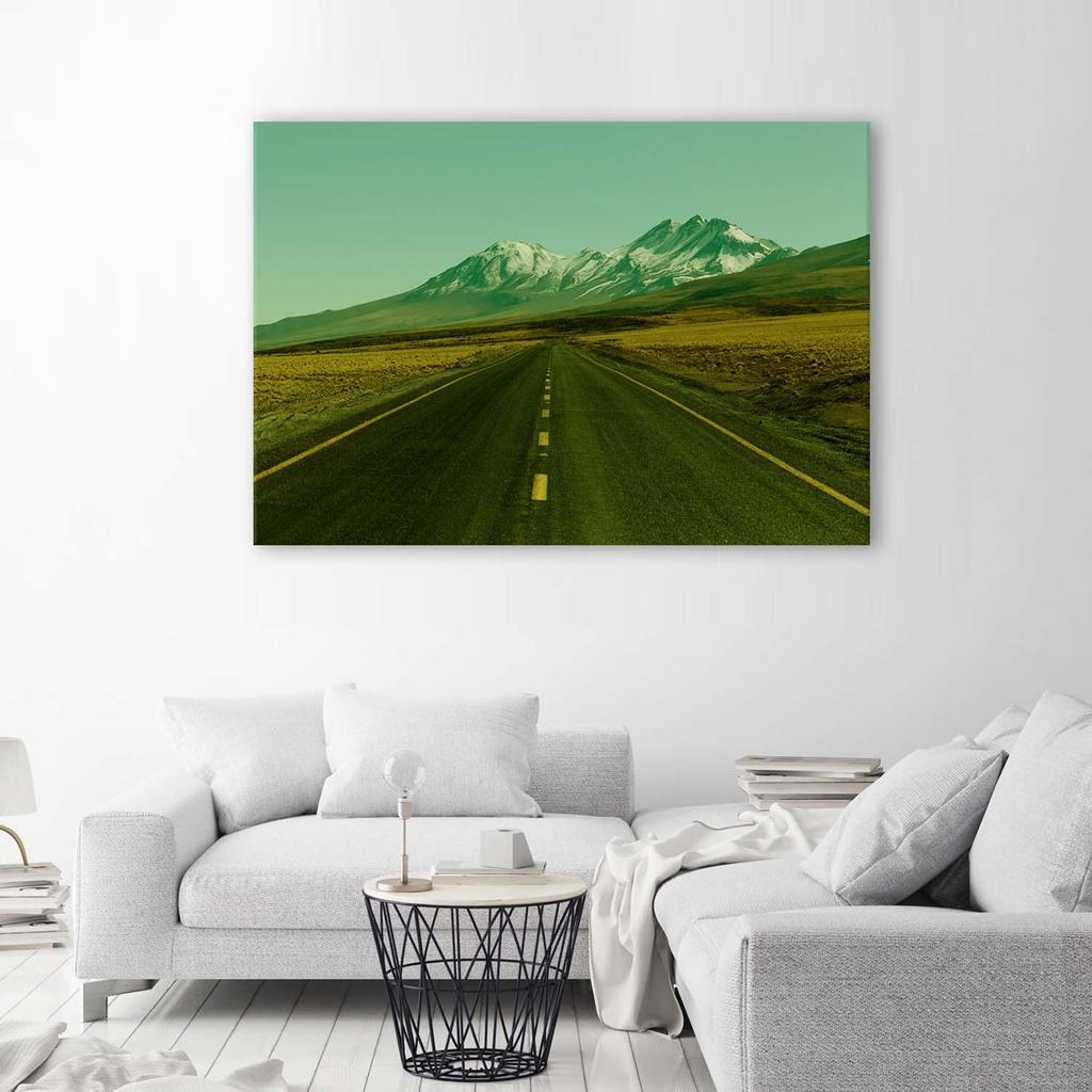 Canvas print, Route 66 road landscape