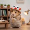 Эластичный ремешок Рыбацкая шляпа Регулируемая Солнцезащитная шляпа для питомцев Забавная шляпка для маленьких питомцев Декор для питомца