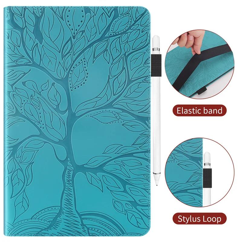 Tablet Case For Honor Pad 10 Cover 12.1" Embossed Tree Flip Wallet Stand Cover For Coque Honor Pad 10 12.1 Inch 2025 Case Funda