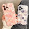 Cute Love Heart Soft Shockproof Bumper Transparent Phone Case For Iphone 11 12 13 Pro Max Xs Max X Xr Silicone Back Cover Case