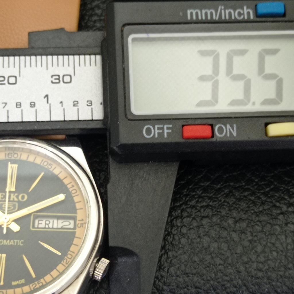 Б/У винтажные мужские часы SEIKO 5 AUTOMATIC JAPAN с черным циферблатом a434950-2 R122-a434950