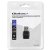 Qoltec External network card | Ultra fast mini NANO Wi-Fi adapter | Standard N | USB 2.0 | 300Mb/ | 2.4GHz
