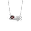 S925 Sterling Silver Cat Necklace Natural Topaz Pendant Cute Fashion Clavicle Chain High Sense Jewelry Gift For Women