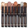 8pcs/set Pearlescent Matte Eye Shadow Stick Waterproof Longlasting Durable Eyeshadow Stick Makeup Cosmetics