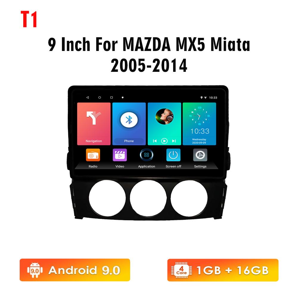 icreative Автомобильный радиоприемник с экраном для Mazda MX5 Miata 2005-2014, мультимедийная Android-навигация, GPS-стерео, без 2din 2 din DVD