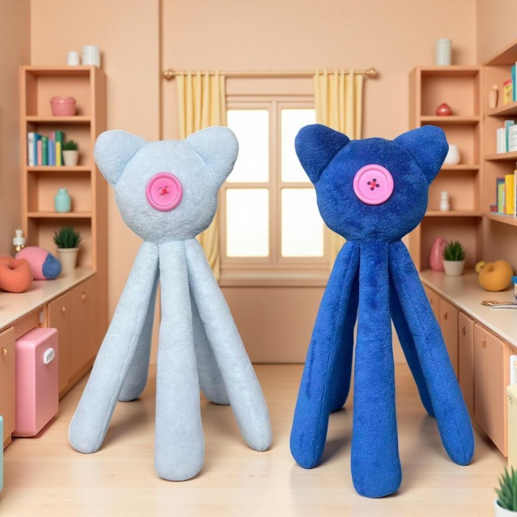 Плюшевая кукла Коралина Гигантский кальмар, Мягкая игрушка персонажа аниме, Подарок на Хэллоуин, Декор для праздника