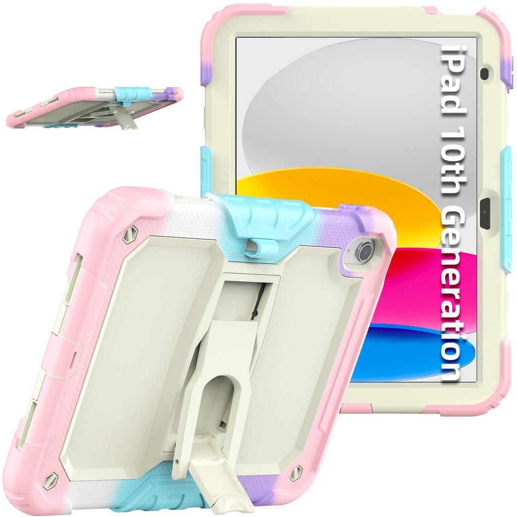 Защитный чехол для iPad 10-го поколения 10,2 дюйма с гнездом для стилуса для 2024 Pro 11/13 дюймов — защита от падений, крепление Air6