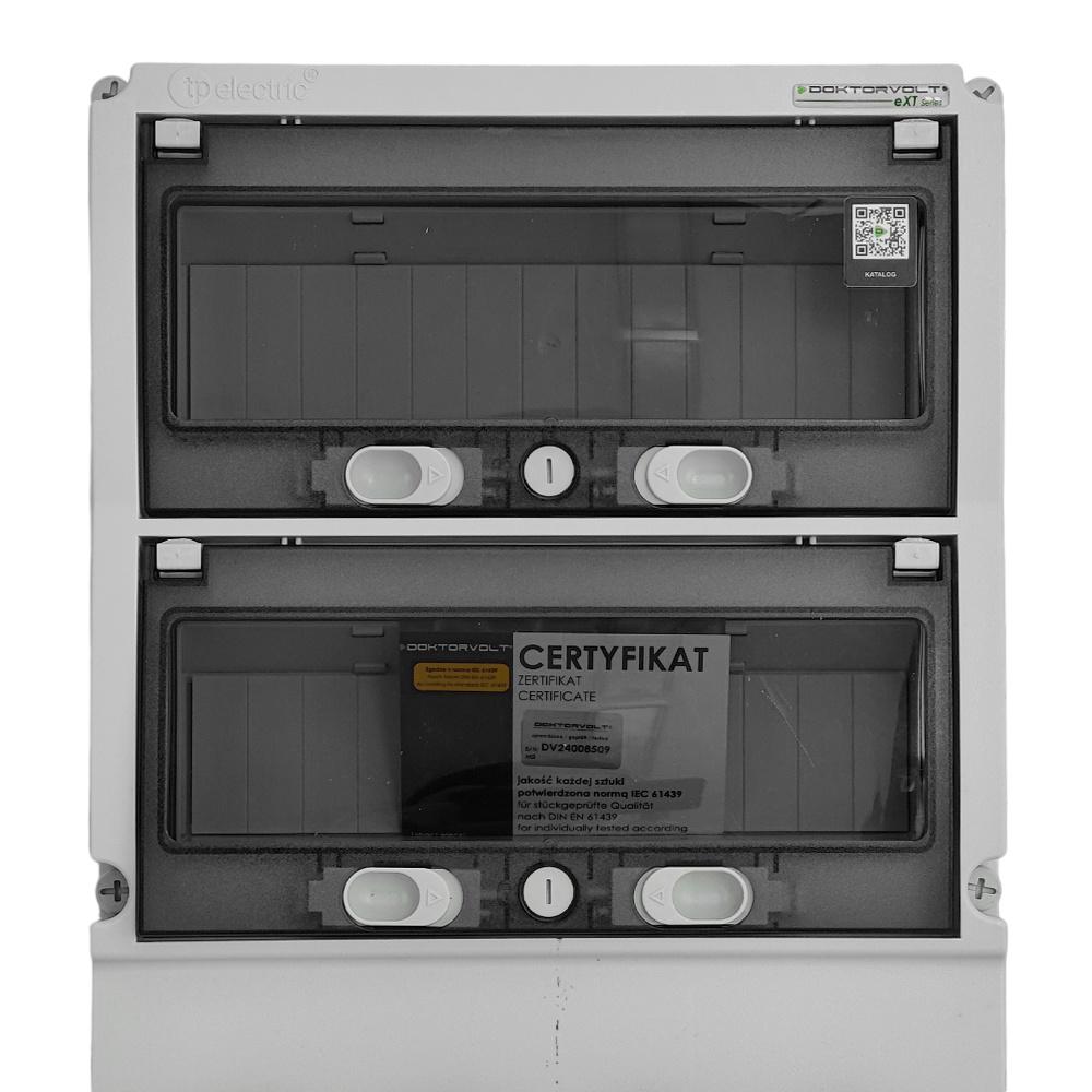 Строительный щит Erbetka 32A 16A 4X230V Schuko Силовые розетки