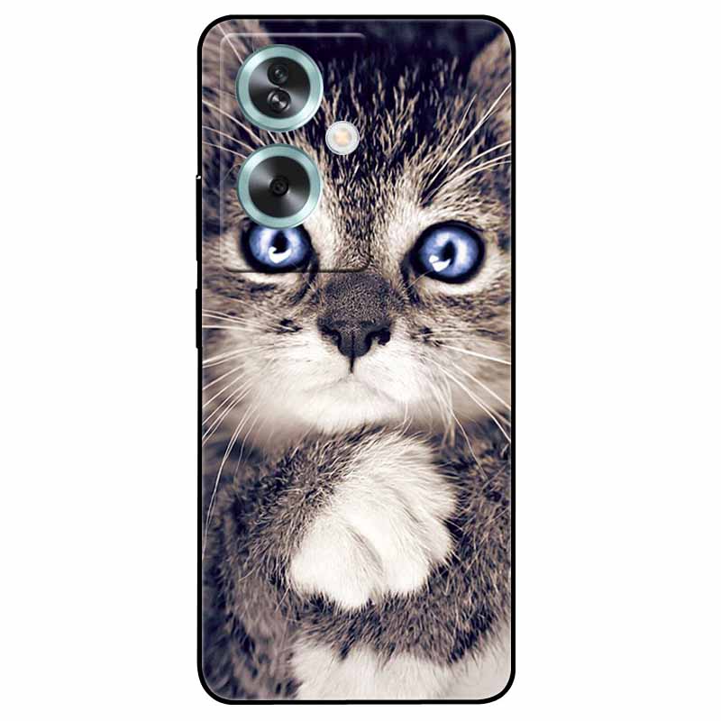 For OPPO A79 5G A 79 Case Silicone Soft Wolf Lion Cat Black Bumper Funda Coque for OPPO A79 CPH2553 OPPOA79 Cover Protective Bag