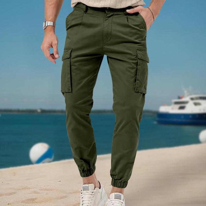Men Fashion Cargo Pants Men Sports Overalls Outdoor Work Trousers Big Size Hombre Clothing Camo Hiking Pants