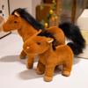 Simulation Horse Plush Toy Doll Zoo Gift Children's Soothing Doll Gift