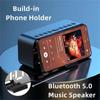 Светодиодный цифровой будильник, зеркало, Bluetooth-динамик, электронные часы, большой дисплей, температура в реальном времени, отображение недели, FM
