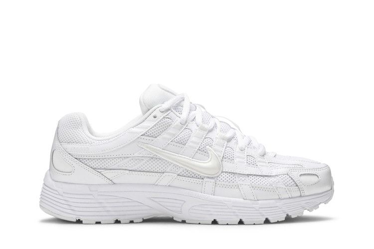 Nike P-6000 Тройной белый (Женский)
