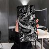 Чехол для телефона с дизайном дракона в стиле аниме для Xiaomi Redmi Note 15 14 13 12 12S 11E 11 11S Pro Plus 4G 5G, черный, мягкий ТПУ