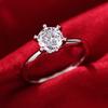 Кольца Huitan Crystal Round Cub Zirconia Brilliant Wedding Band Accessories for Women Luxury Proposal Obliegment Rings Jewelry