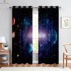 Мечтательная галактика звездное небо 3D печатные шторы затемняющие шторы подходят для спальни гостиной кабинета декоративные шторы