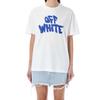 Off-White Unisex Adult 70s Logo Casual T-Shirt