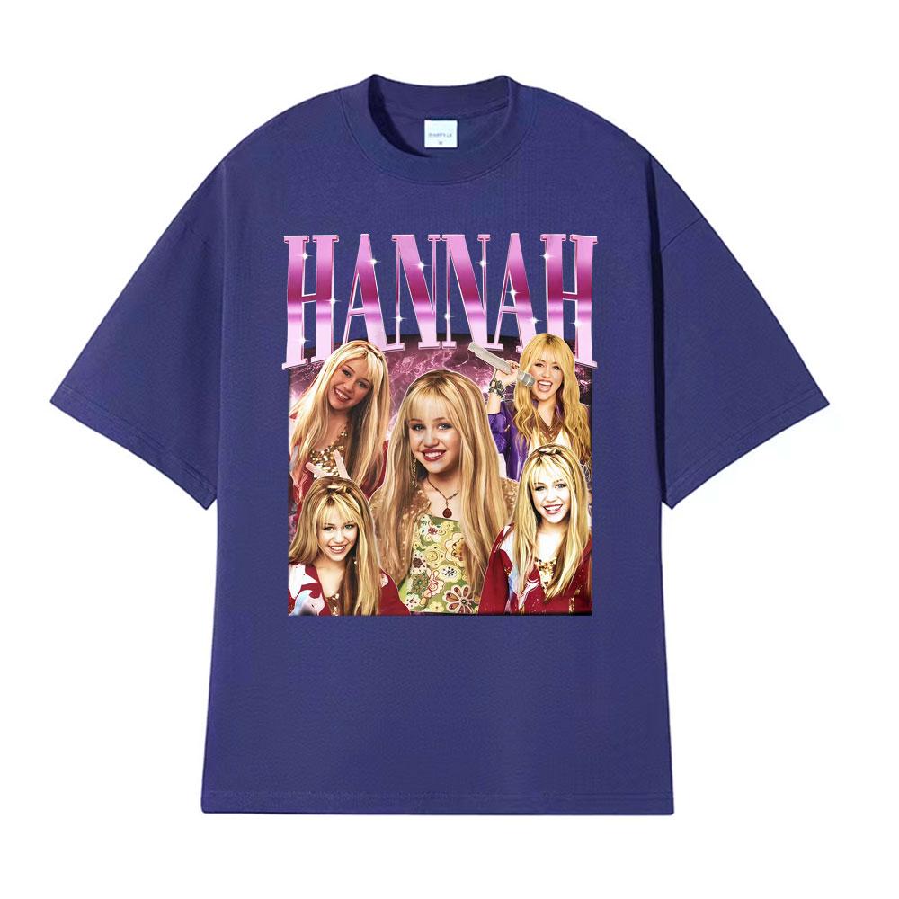 Limited Retro Hannah Montana Movie T Shirts Men Women Harajuku High Street Oversized Tshirt Casual Comfort Short Sleeve T Shirt