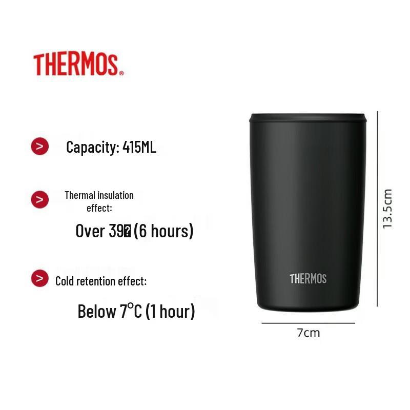 Thermos 415 мл Изолированная кофейная кружка из нержавеющей стали