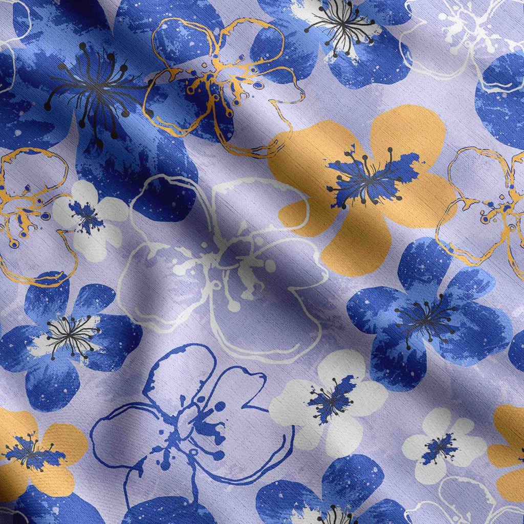 Soimoi Ткань для квилтинга из хлопкового батиста с цветочным принтом, продаваемая во дворе — швейные принадлежности для хлопчатобумажной ткани средней плотности шириной 42 дюйма