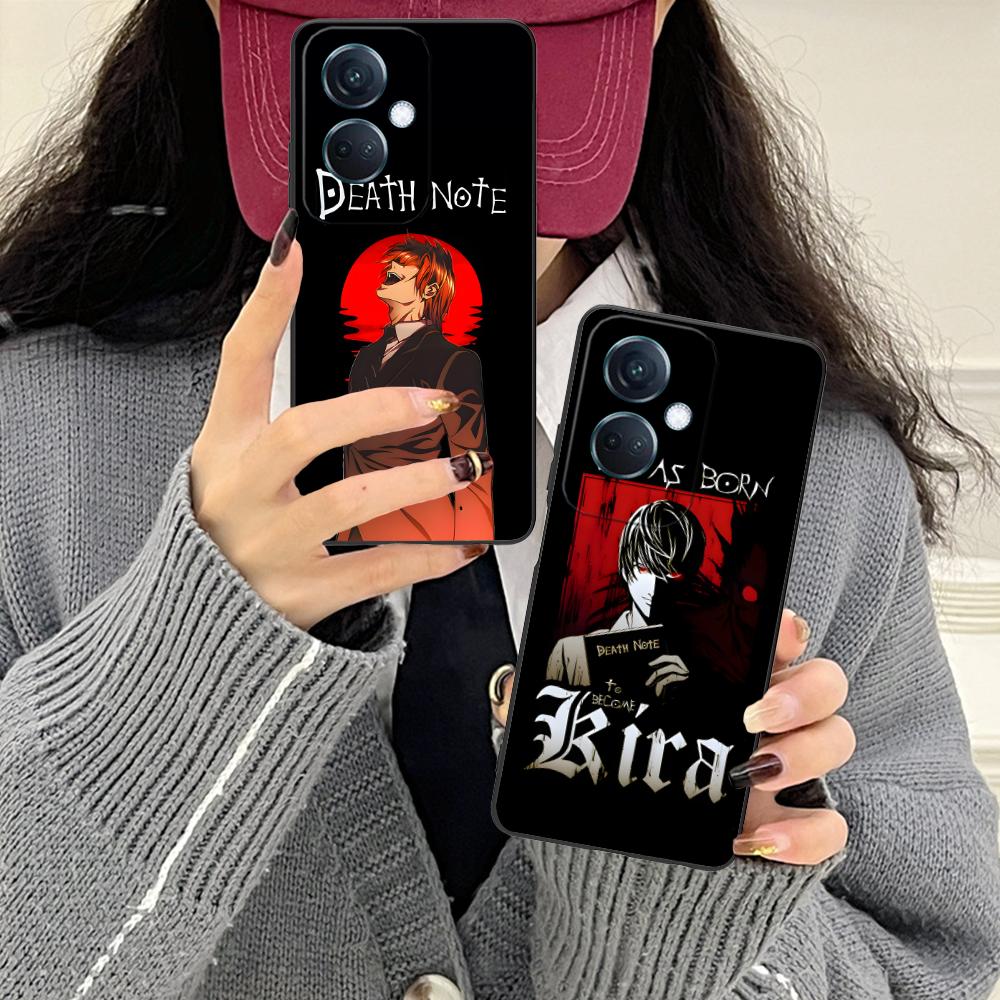 Чехол для мобильного телефона Death Note Kira Light для OPPO Reno 14 13 12 11 10 9 8 7 6 5 F T Pro 5G Цветной Печатный Чехол Роскошный Чехол